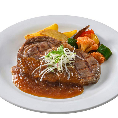 グリルドビーフ、和風おろしソース