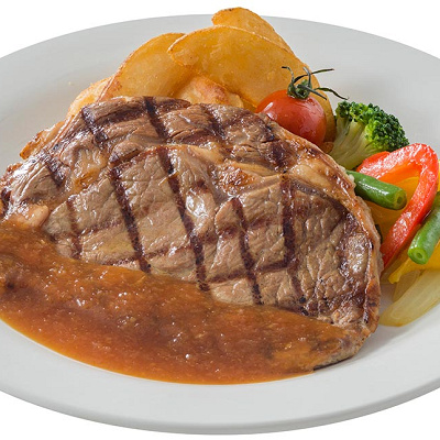 グリルドビーフ、和風ソース