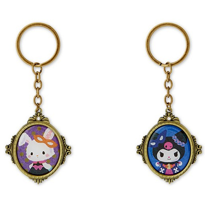 ハロウィングッズ キーホルダー③（ウイッシュミーメルとクロミ）