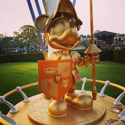 ファンタジーランドのハピエストミッキースポット 