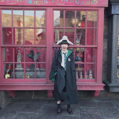 ハリーポッターコスプレ×ヘドウィグカチューシャ