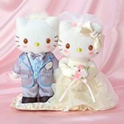 ハローキティ&ディアダニエル ウエディングドール(パール