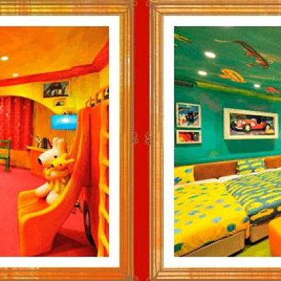 「ハイランドリゾートホテル＆スパ」リサルームとガスパールルーム