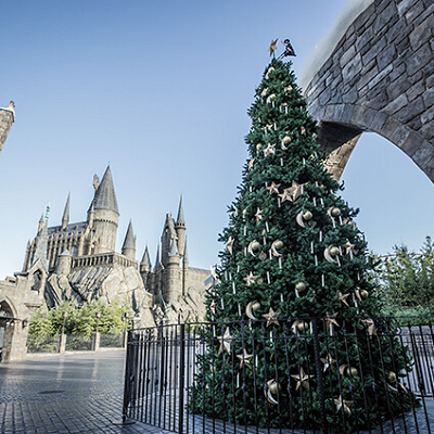 ホグズミード村のクリスマス・ツリー
