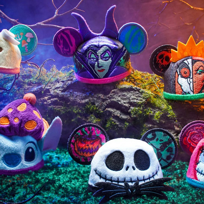香港ディズニーお土産グッズ:ハロウィーンデザインのパーティーミニハット