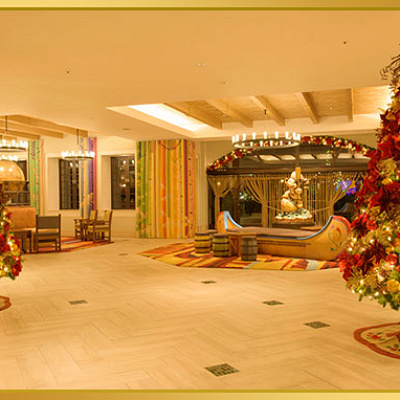 ホテルのクリスマスツリー