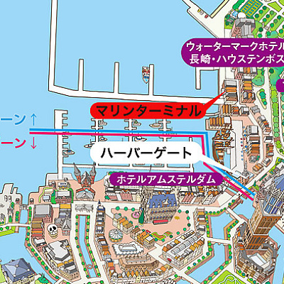 ハウステンボスへのアクセス方法