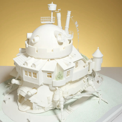 ハウルの動く城の模型