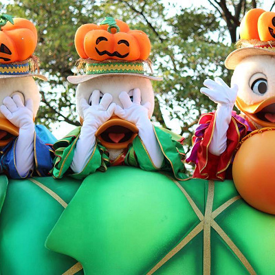 ハロウィーンポップンライブのヒューイ、デューイ、ルーイ