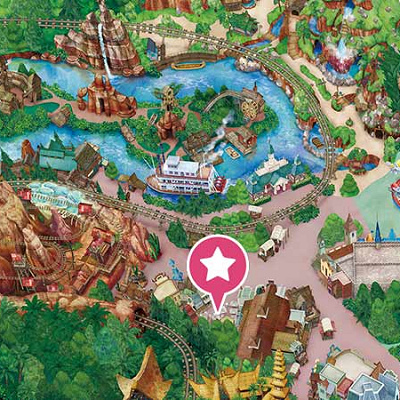 ハングリーベア・レストランの地図