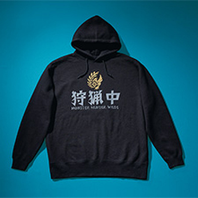 狩猟中パーカー（黒）