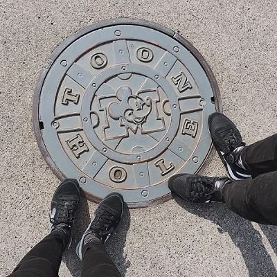 ミッキーの顔が目じるし☆