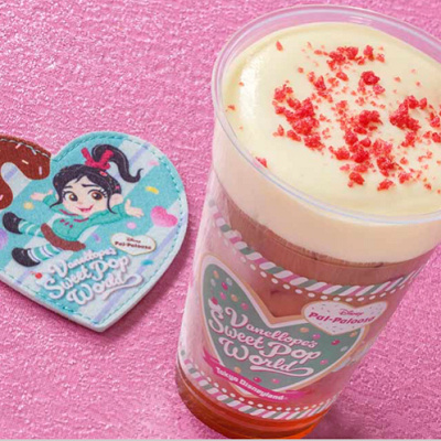 アイスバニラミルクティー、スーベニアコースター付き：1,100円