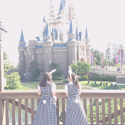 アイディア勝ち！うさぎのしっぽ付きコーデ