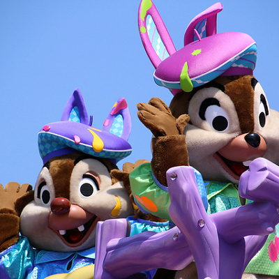 パレードなら2匹に絶対会えますね