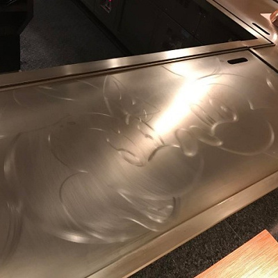 鉄板をよーく見てみると…？誰がいるかな？