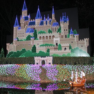 「グリムの森」のイルミネーション