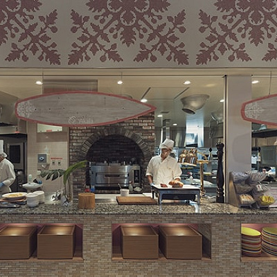 レストラン「アーカラ」の店内