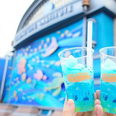 素敵な海の世界を楽しめるようなドリンクです♡