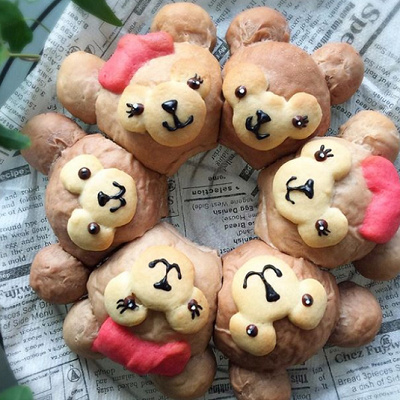 ドーナツ型を使ってもかわいい