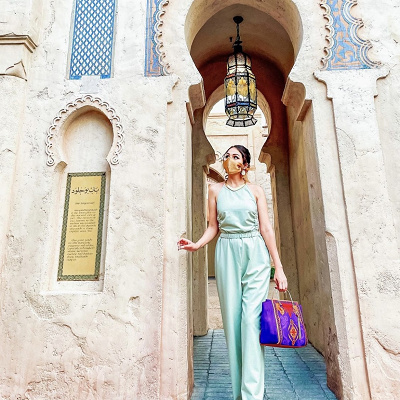 ジャスミンコーデ（ディズニーキャラクターコーデ）