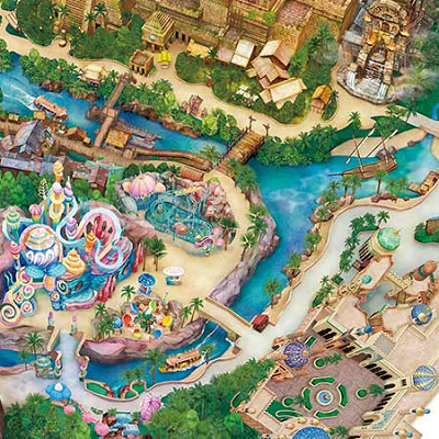 ジャスミンのフライングカーペットの場所