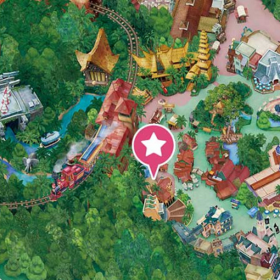 ジャングルカーニバルの位置