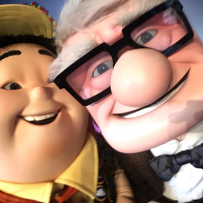 カールとラッスル、二人は仲良し！