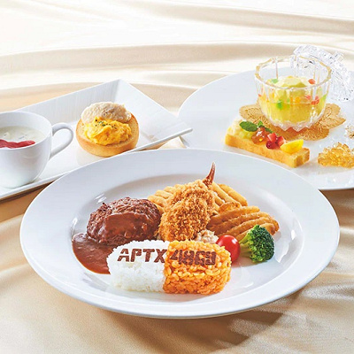 カプセルの形に盛られたライスが嬉しいキッズコース