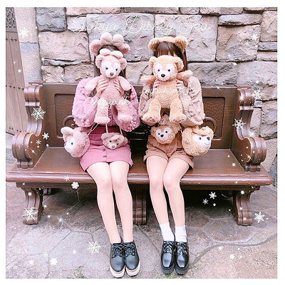 ニット×ダッフィー/シェリーメイカチューシャ
