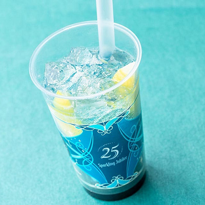 レモネード（ブルーシロップ＆バタフライピー）