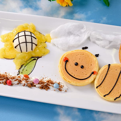 ぶんぶんと一緒に 咲かせてみようパンケーキ