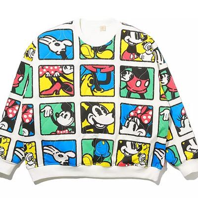 【LEVI’S】 ミッキー&フレンズ リバーシブルクルーネックスウェット