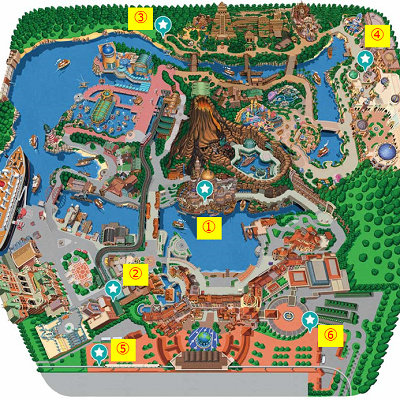 ディズニーシーの喫煙所の場所一覧