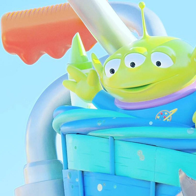 Disney - ディズニー☆ナノブロック☆イースター☆リトルグリーンメン☆2015☆限定☆レア ミッキーとドナルドがウサギに変身☆ディズニーイースター2015