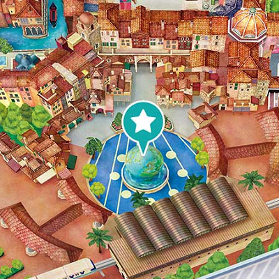 ディズニーシー・プラザの場所