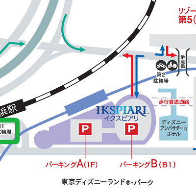 イクスピアリ第1駐輪場の場所