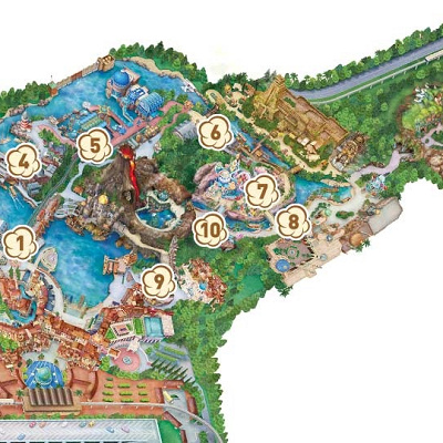 フェアリー・ティンカーベルのビジーバギー前のワゴンの場所