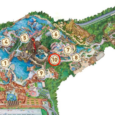 コーヴ・オブ・ワンダー横のワゴンの場所