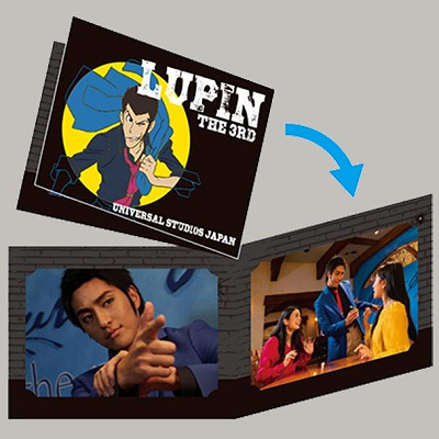 「ルパン三世リストランテアモーレ」はルパン三世との想い出写真が購入できる