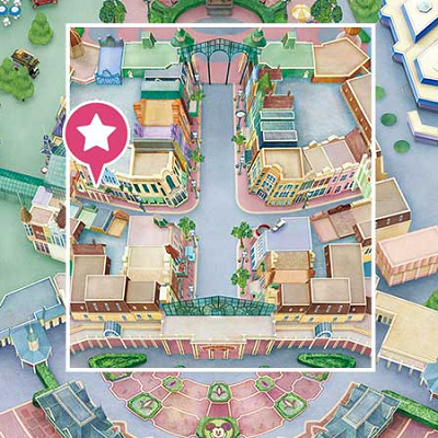 マジックショップの地図