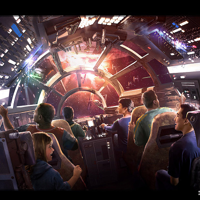 スター・ウォーズエリアのメイン・アトラクション