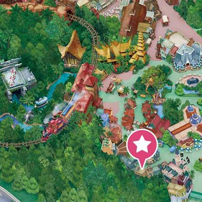 ブルーバイユー・レストランの地図