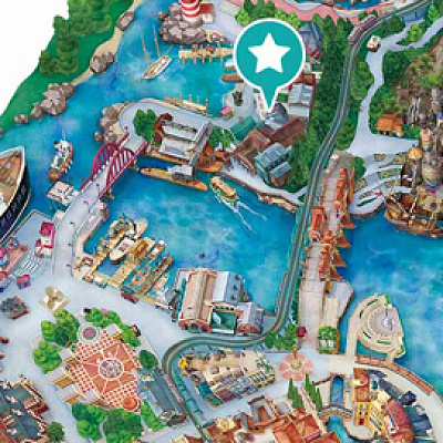 ケープコッド・クックオフの地図