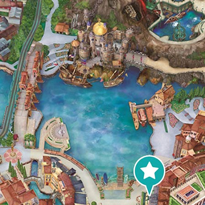 マンマ・ビスコッティーズ・ベーカリーの地図（ディズニーシー）