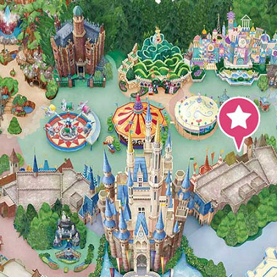 プレジャーアイランド・キャンディーズの地図