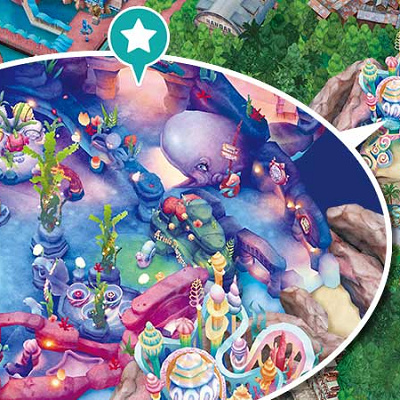 セバスチャンのカリプソキッチンの地図