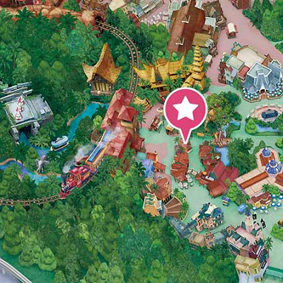 スクウィーザーズ・トロピカル・ジュースバーの地図