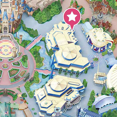 トゥモローランド・テラスの地図