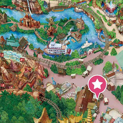 ウエスタンランド写真館の地図